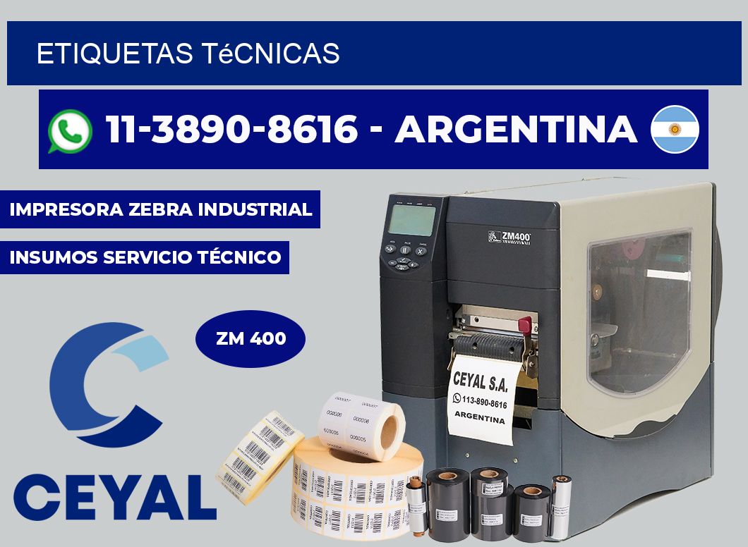 ETIQUETAS técnicas