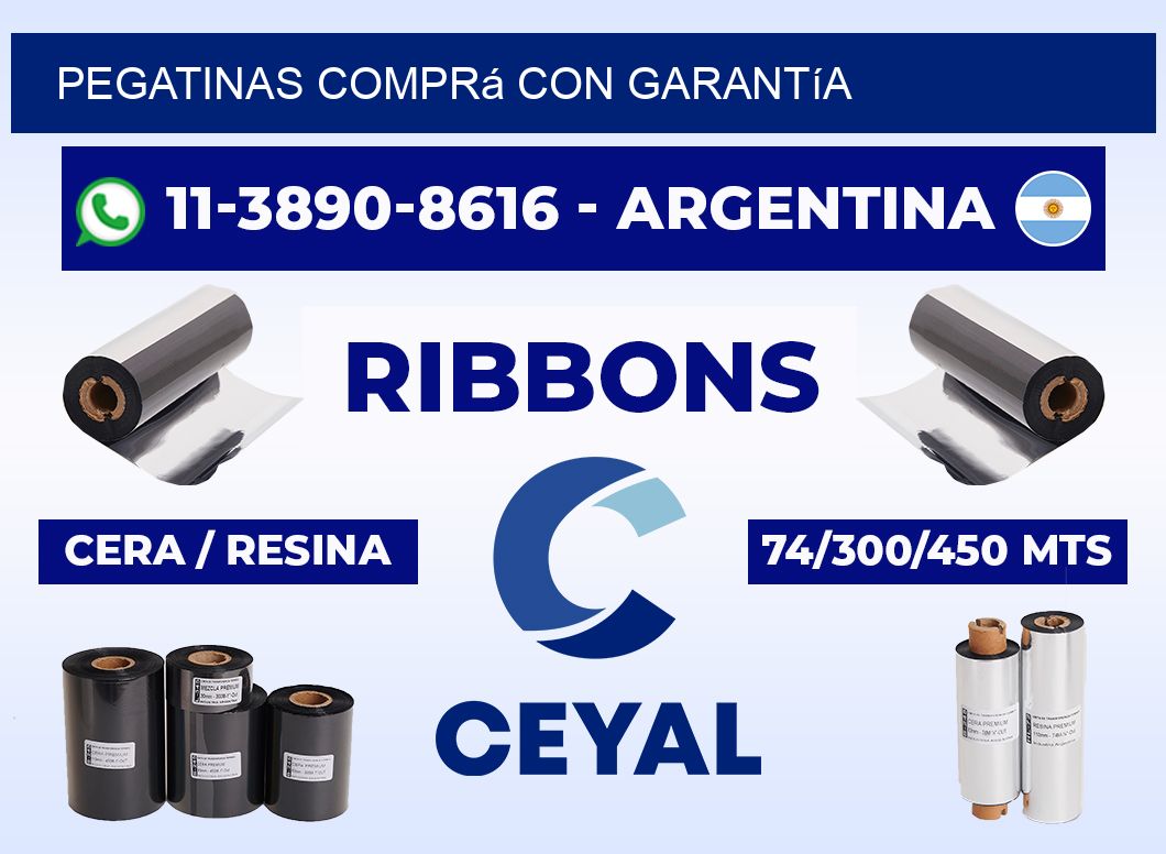 PEGATINAS Comprá con garantía