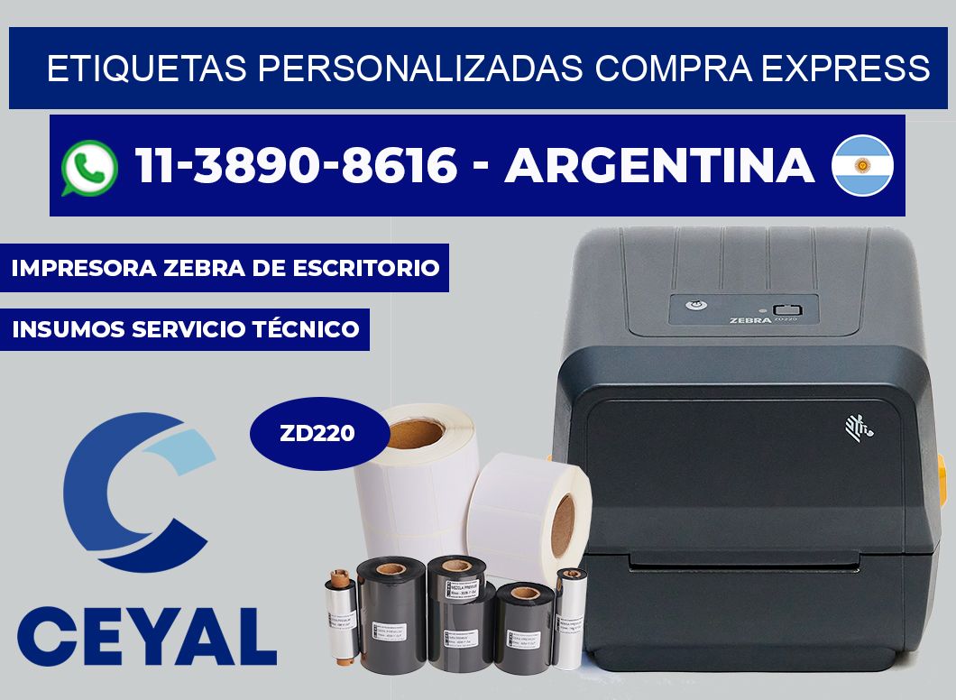 etiquetas personalizadas Compra express