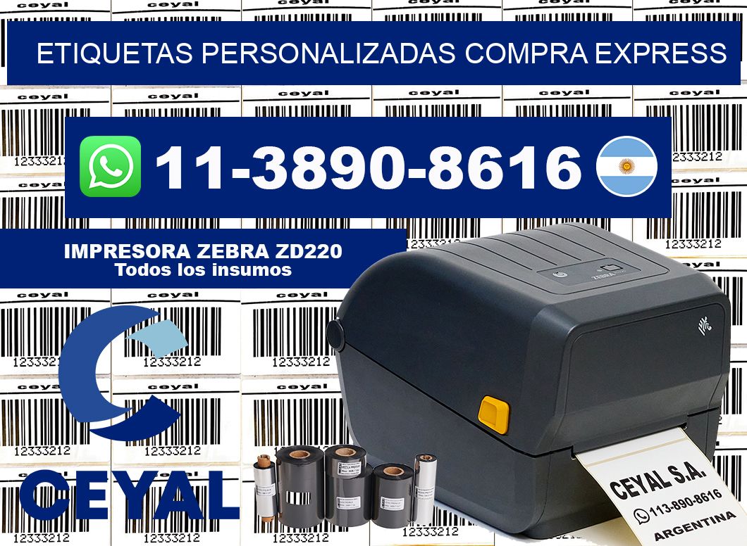 etiquetas personalizadas Compra express