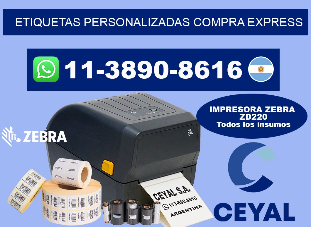 etiquetas personalizadas Compra express
