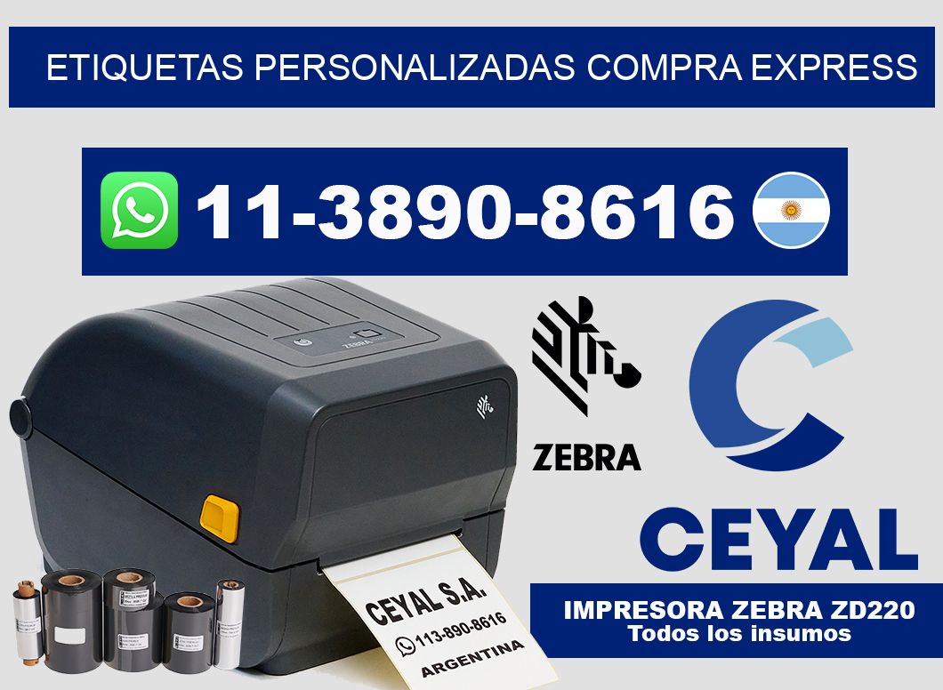 etiquetas personalizadas Compra express