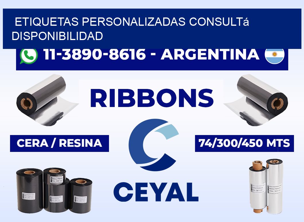 etiquetas personalizadas Consultá disponibilidad