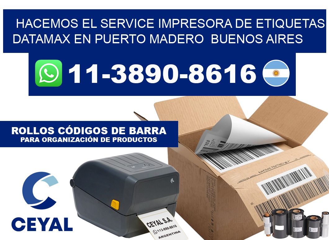 hacemos el service Impresora de etiquetas Datamax en Puerto Madero Buenos Aires
