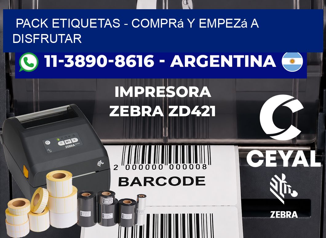 pack etiquetas - Comprá y empezá a disfrutar