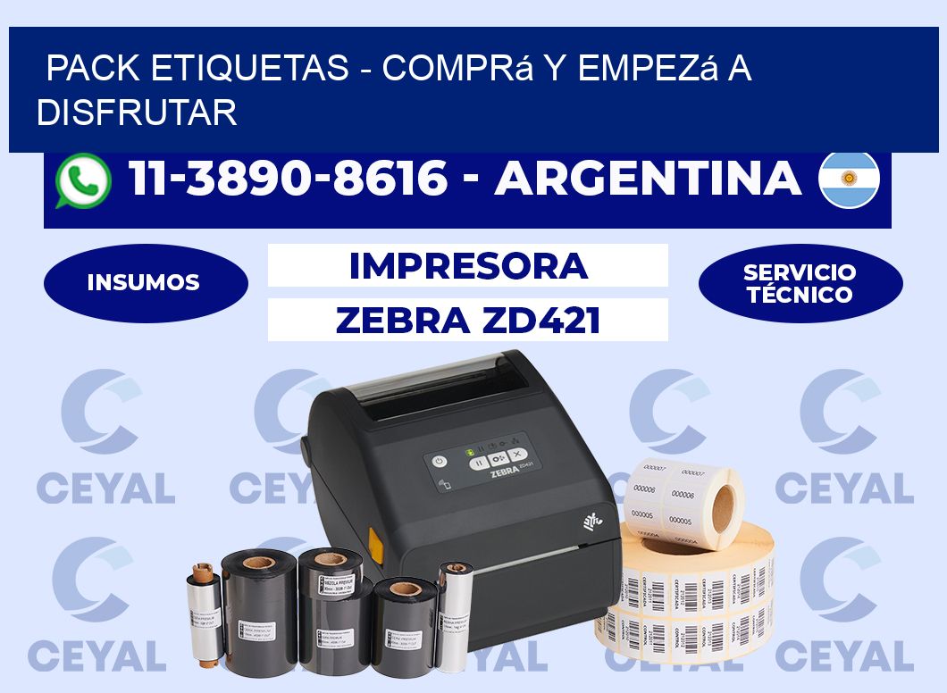 pack etiquetas - Comprá y empezá a disfrutar