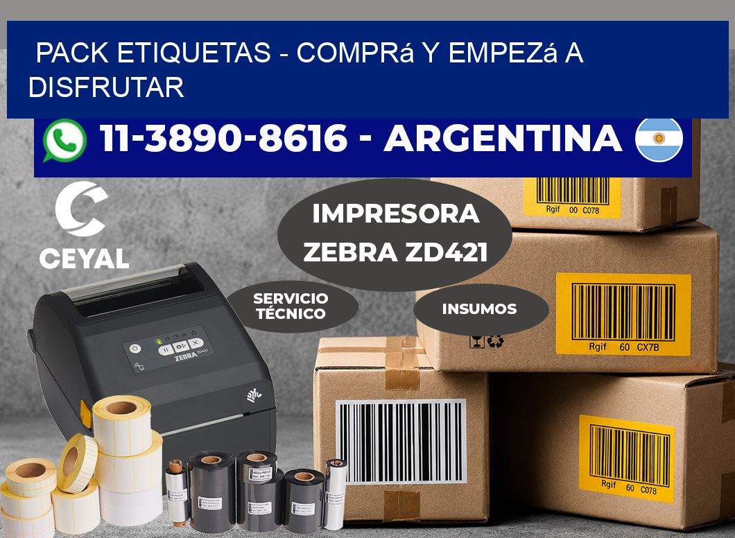 pack etiquetas – Comprá y empezá a disfrutar