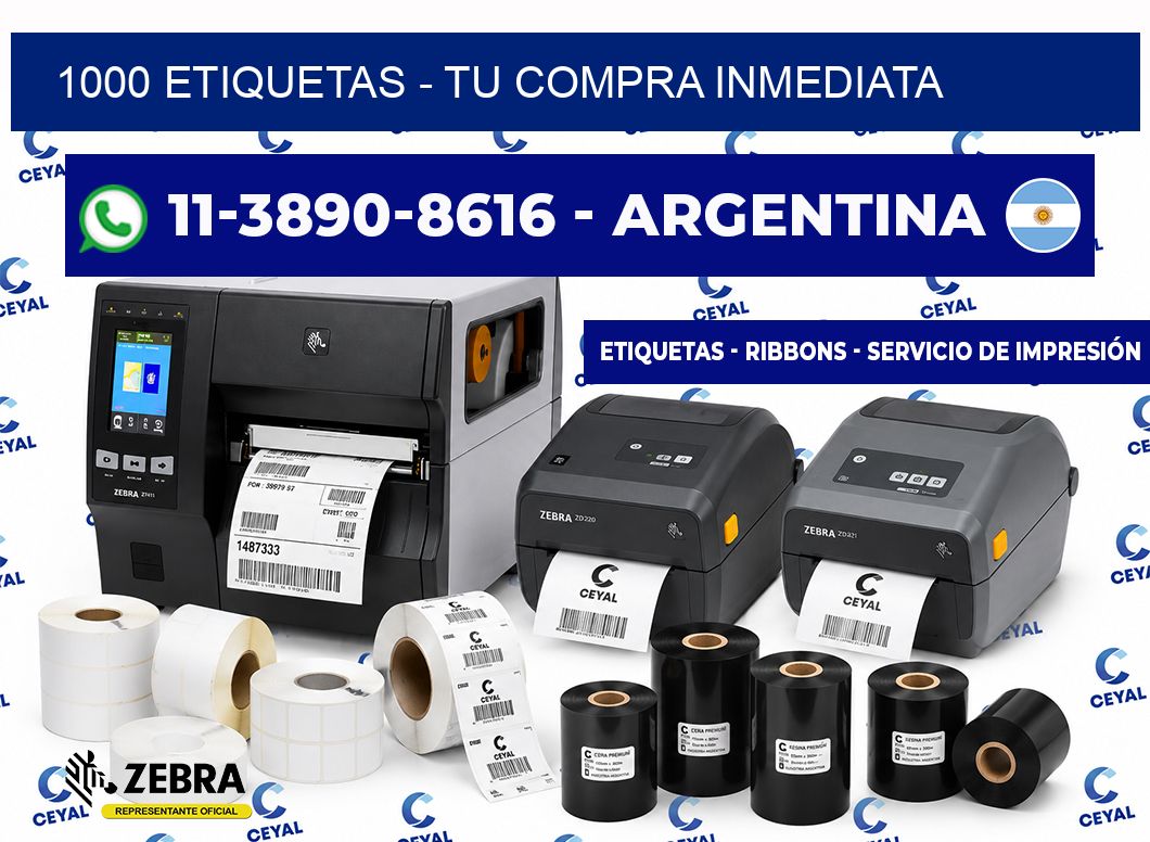 1000 ETIQUETAS - Tu compra inmediata