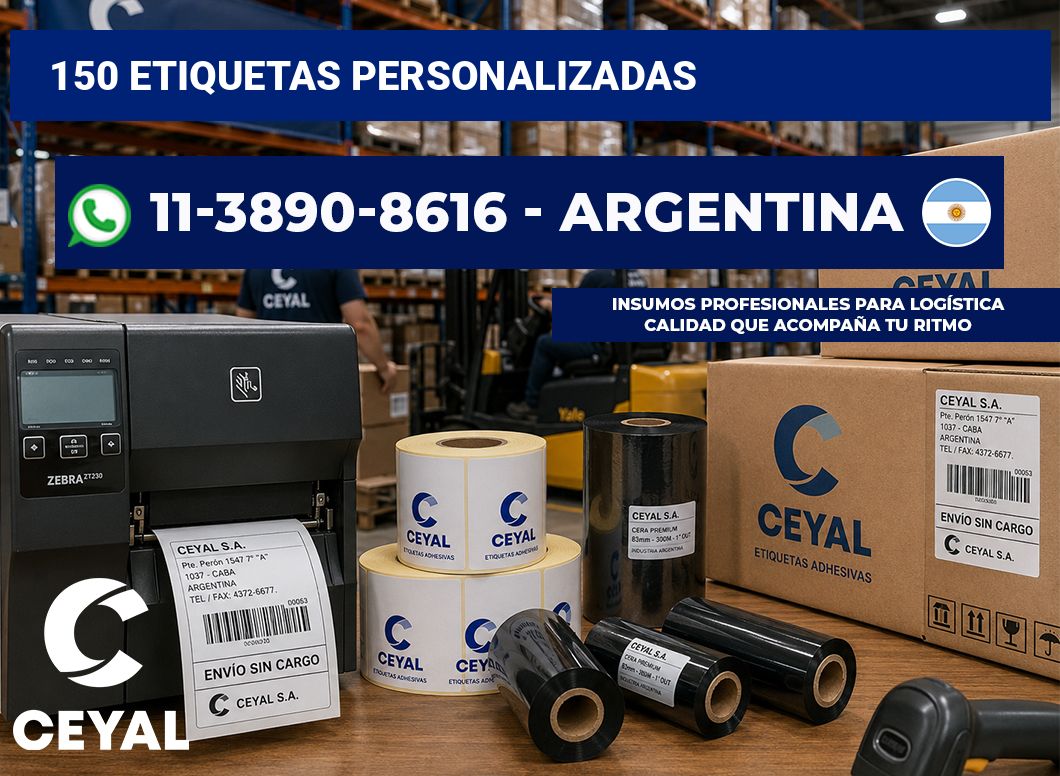 150 ETIQUETAS PERSONALIZADAS