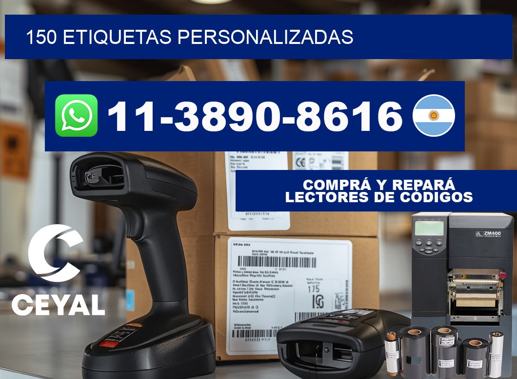 150 ETIQUETAS PERSONALIZADAS