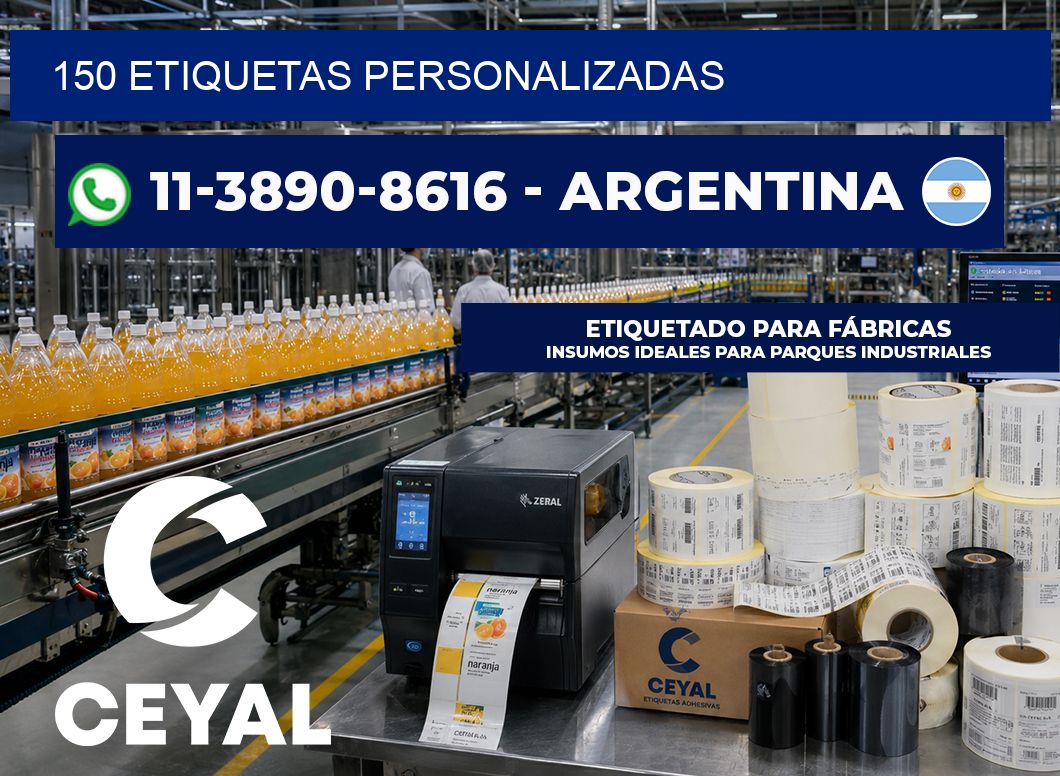 150 ETIQUETAS PERSONALIZADAS