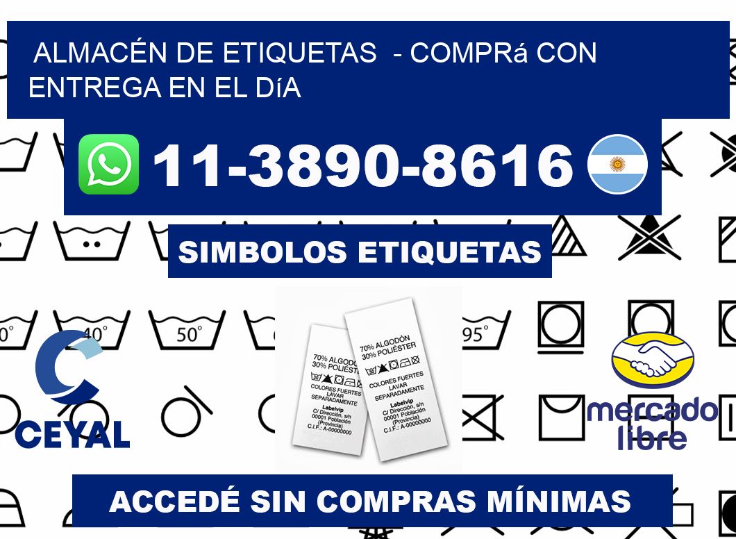 ALMACÉN DE ETIQUETAS - Comprá con entrega en el día