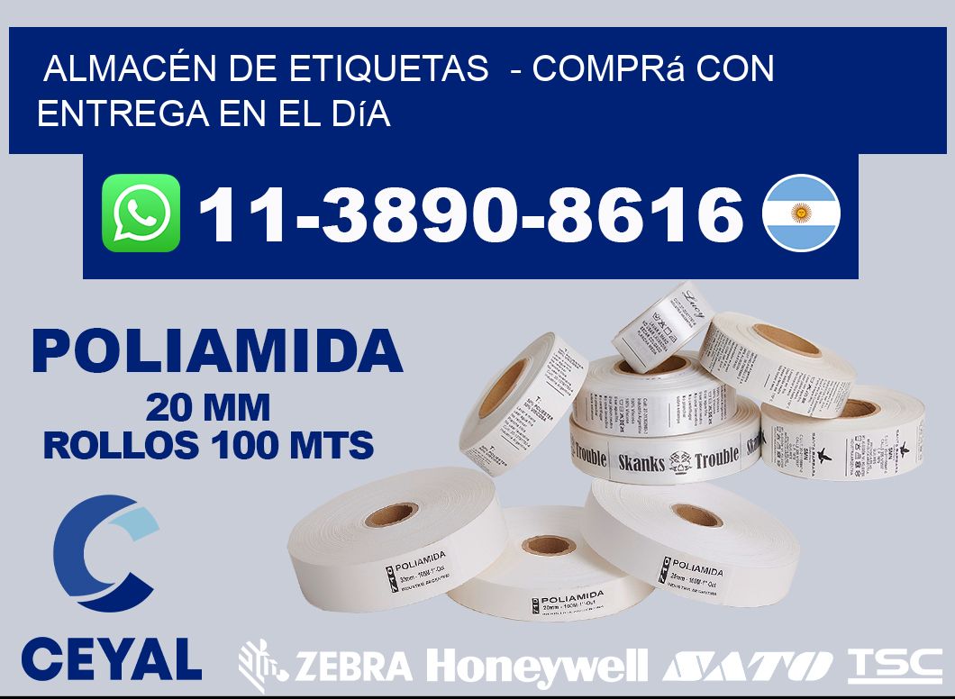ALMACÉN DE ETIQUETAS - Comprá con entrega en el día