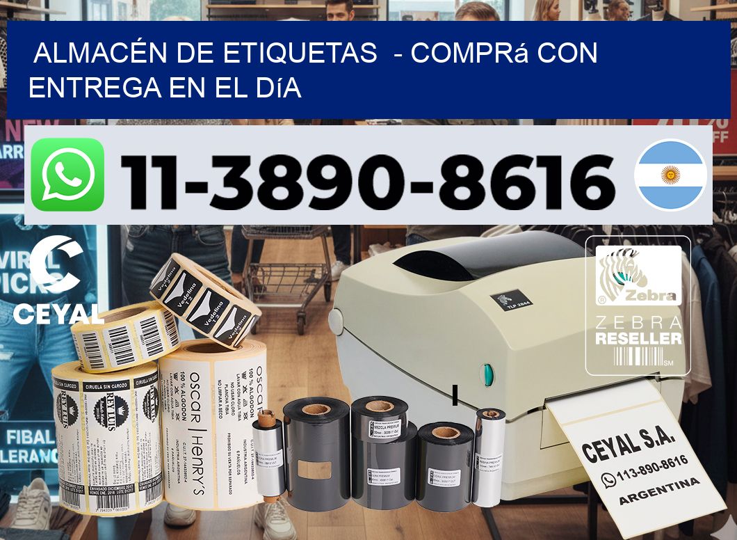 ALMACÉN DE ETIQUETAS - Comprá con entrega en el día