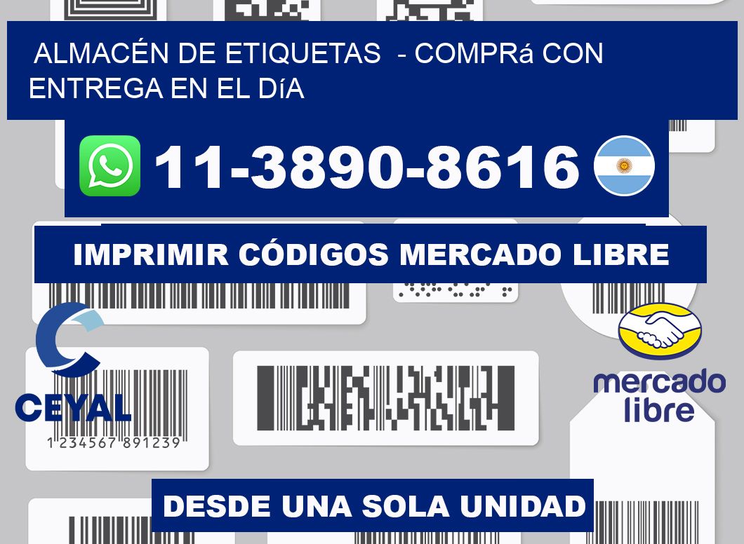 ALMACÉN DE ETIQUETAS - Comprá con entrega en el día