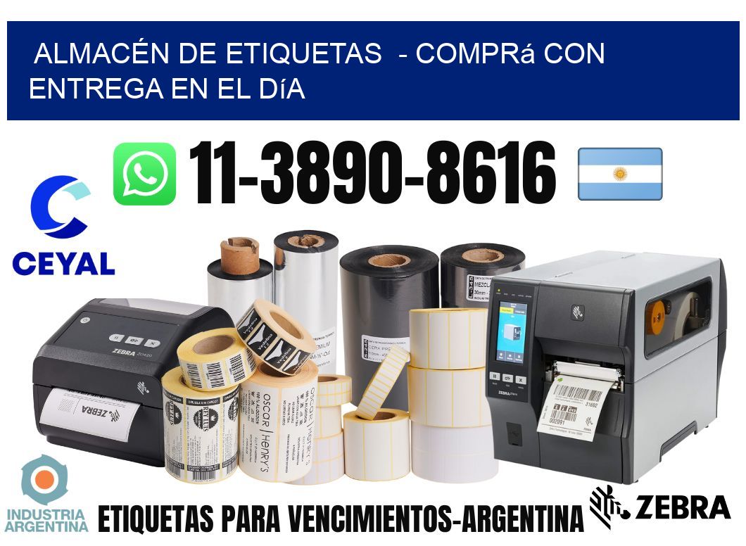 ALMACÉN DE ETIQUETAS  – Comprá con entrega en el día