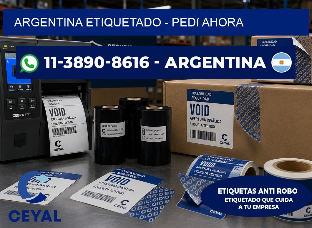 ARGENTINA ETIQUETADO - Pedí ahora
