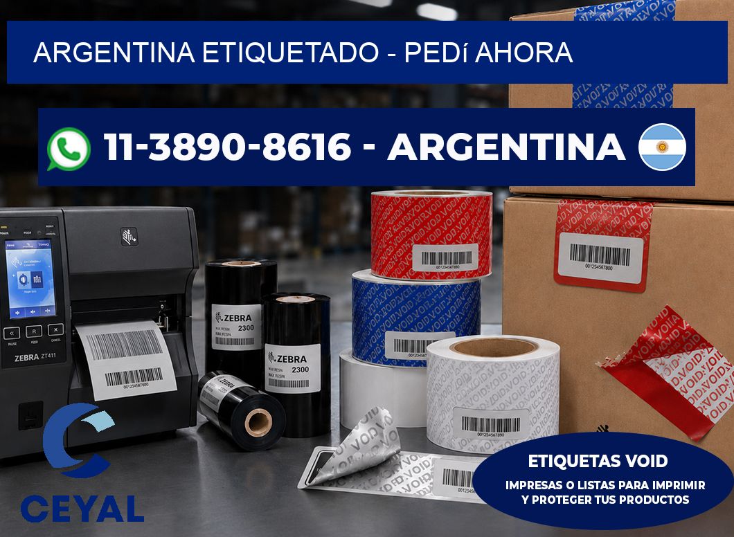 ARGENTINA ETIQUETADO - Pedí ahora