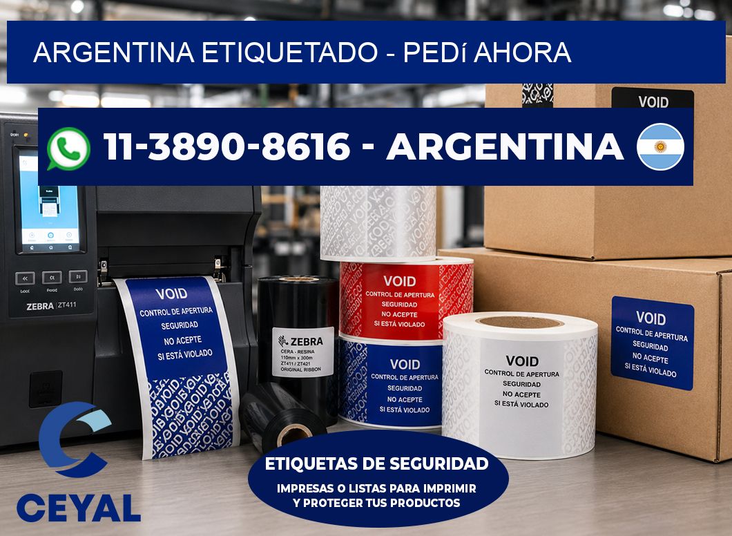 ARGENTINA ETIQUETADO - Pedí ahora
