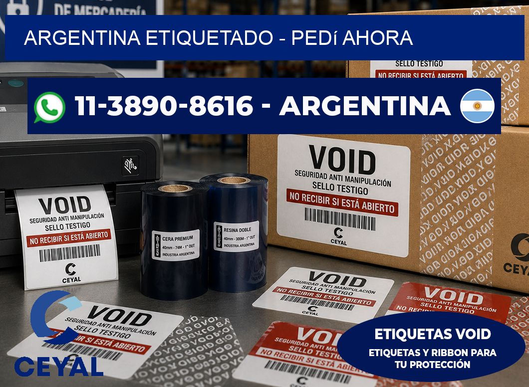 ARGENTINA ETIQUETADO - Pedí ahora