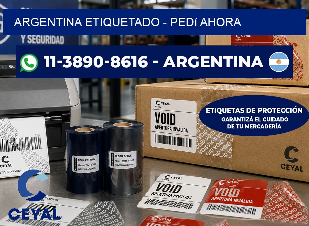 ARGENTINA ETIQUETADO – Pedí ahora