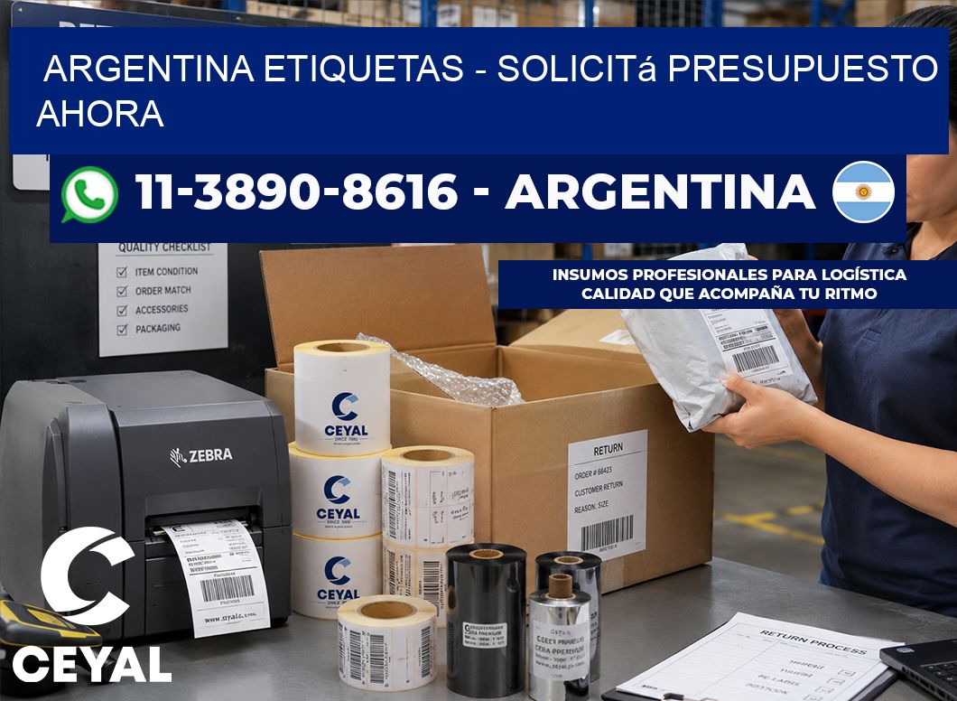 ARGENTINA ETIQUETAS - Solicitá presupuesto ahora
