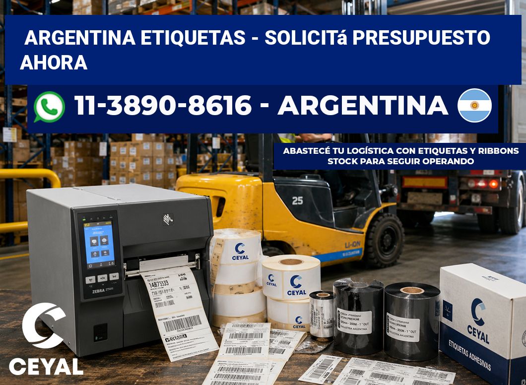 ARGENTINA ETIQUETAS – Solicitá presupuesto ahora