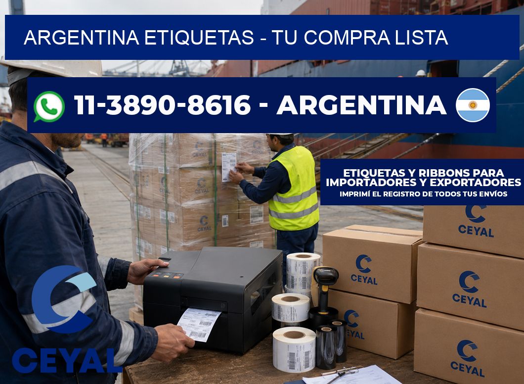 ARGENTINA ETIQUETAS – Tu compra lista