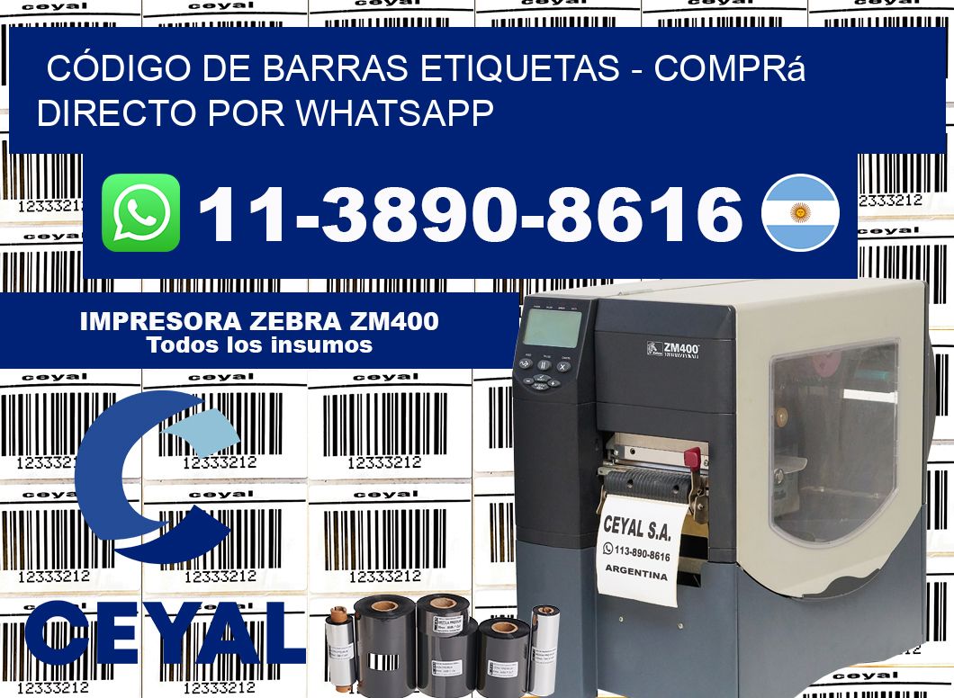CÓDIGO DE BARRAS ETIQUETAS – Comprá directo por WhatsApp