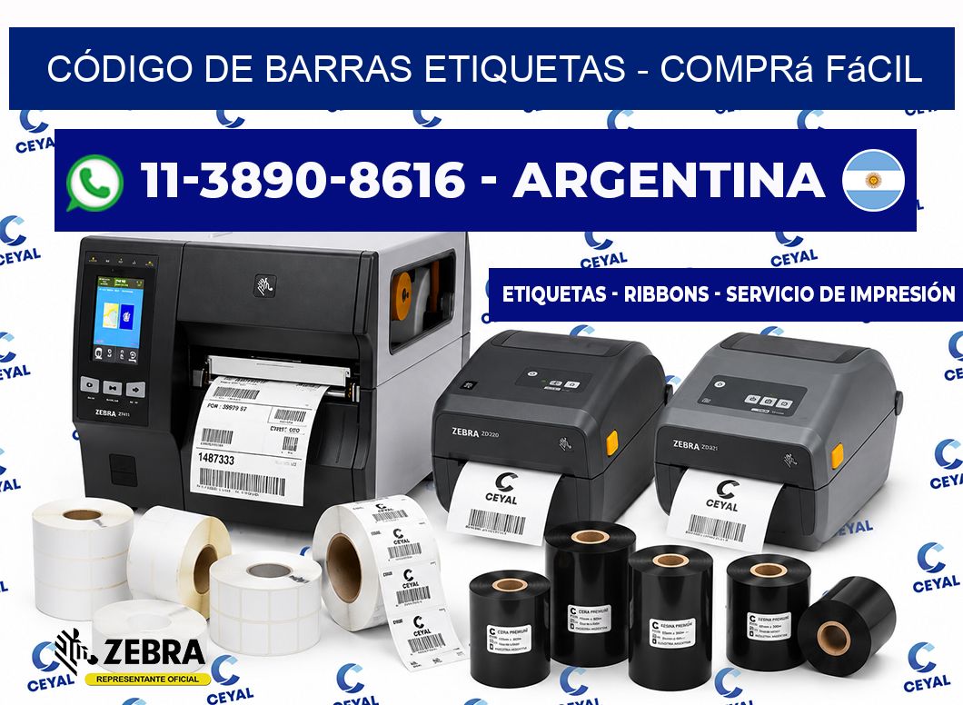 CÓDIGO DE BARRAS ETIQUETAS - Comprá fácil