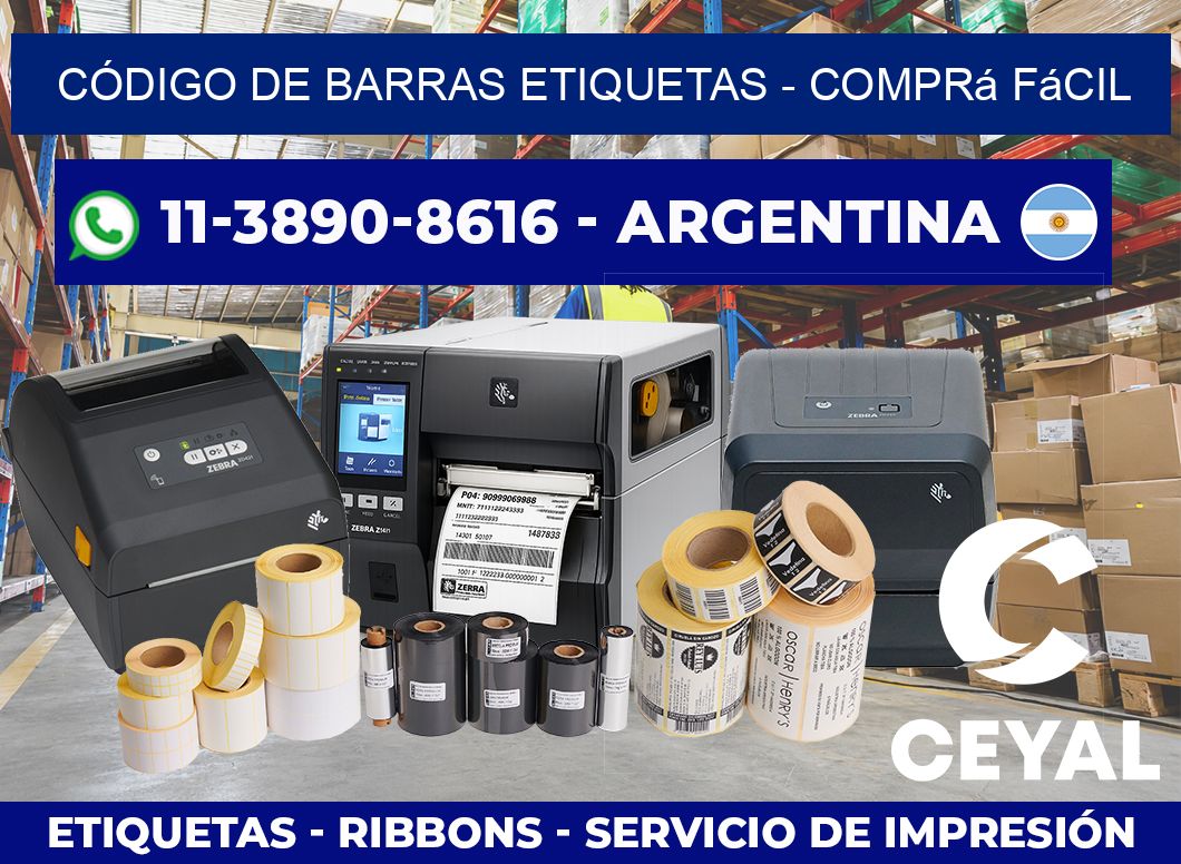 CÓDIGO DE BARRAS ETIQUETAS – Comprá fácil