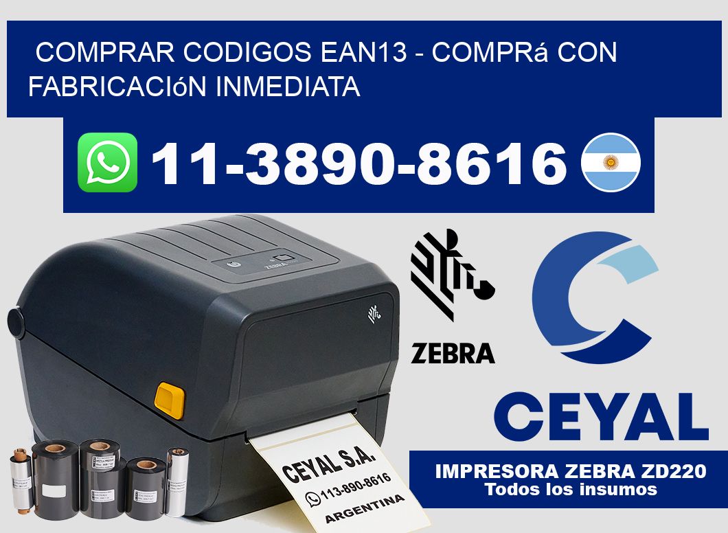 COMPRAR CODIGOS EAN13 – Comprá con fabricación inmediata