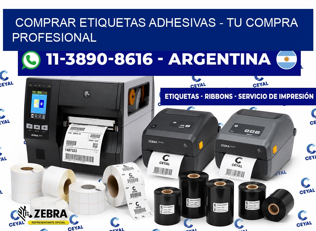 COMPRAR ETIQUETAS ADHESIVAS - Tu compra profesional