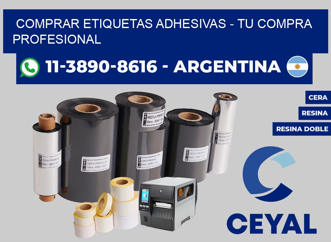 COMPRAR ETIQUETAS ADHESIVAS - Tu compra profesional