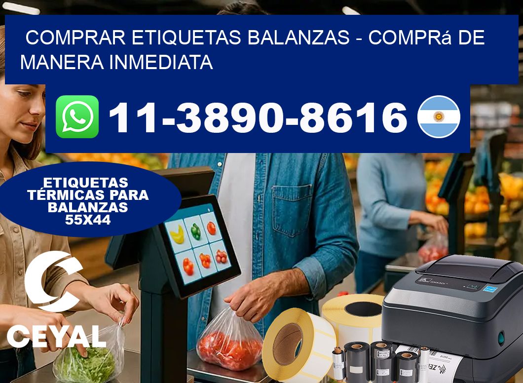 COMPRAR ETIQUETAS BALANZAS - Comprá de manera inmediata
