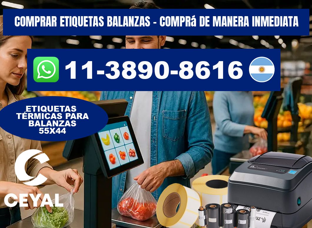 COMPRAR ETIQUETAS BALANZAS - Comprá de manera inmediata