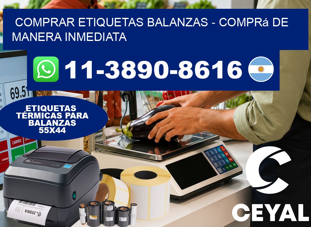 COMPRAR ETIQUETAS BALANZAS – Comprá de manera inmediata