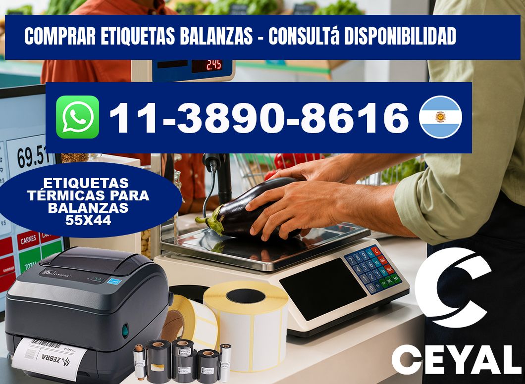 COMPRAR ETIQUETAS BALANZAS - Consultá disponibilidad