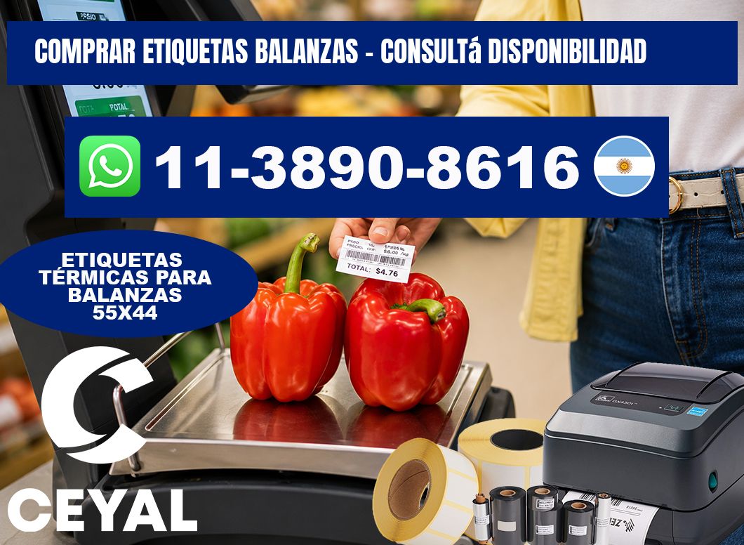 COMPRAR ETIQUETAS BALANZAS - Consultá disponibilidad