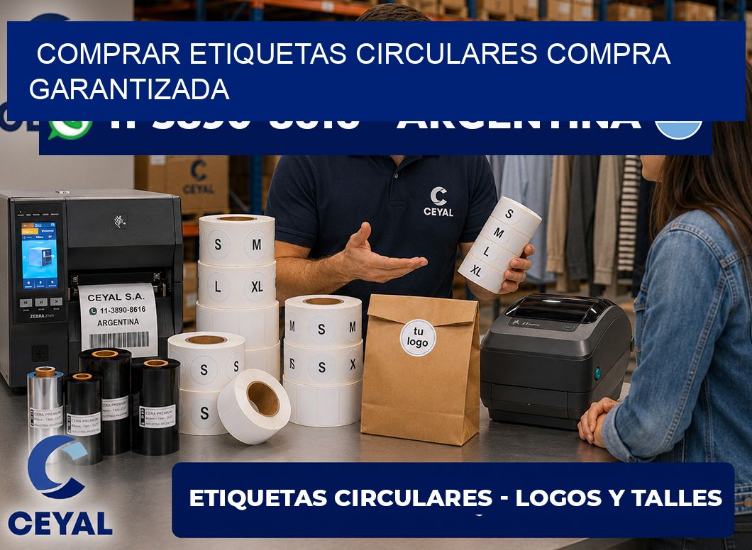 COMPRAR ETIQUETAS CIRCULARES Compra garantizada