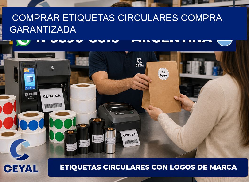 COMPRAR ETIQUETAS CIRCULARES Compra garantizada