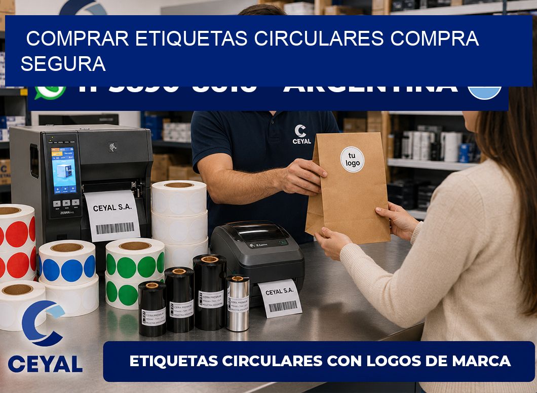 COMPRAR ETIQUETAS CIRCULARES Compra segura