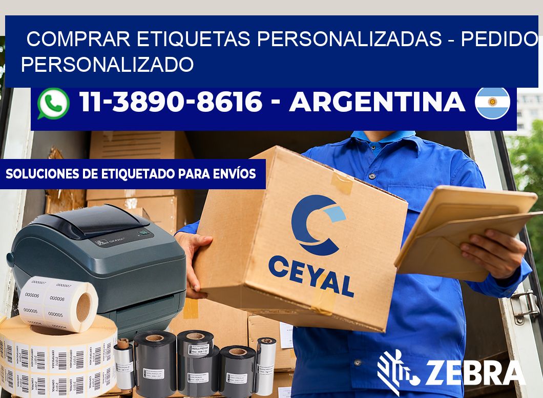 COMPRAR ETIQUETAS PERSONALIZADAS - Pedido personalizado