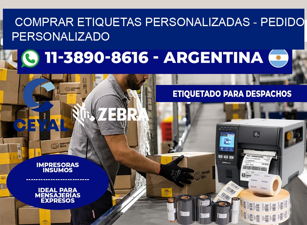 COMPRAR ETIQUETAS PERSONALIZADAS - Pedido personalizado
