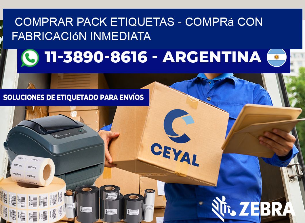 COMPRAR PACK ETIQUETAS – Comprá con fabricación inmediata