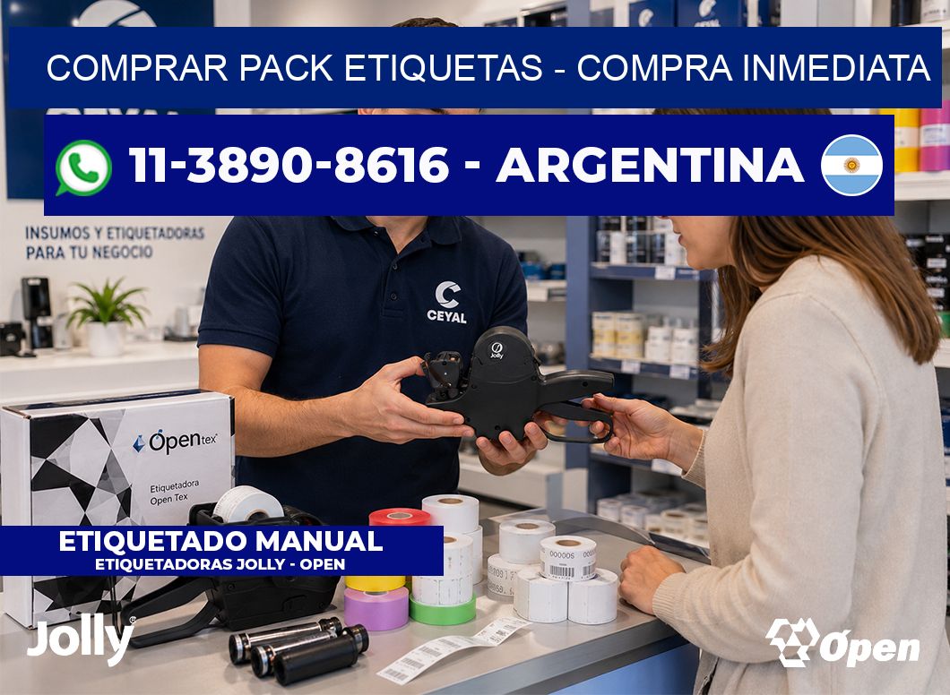 COMPRAR PACK ETIQUETAS - Compra inmediata