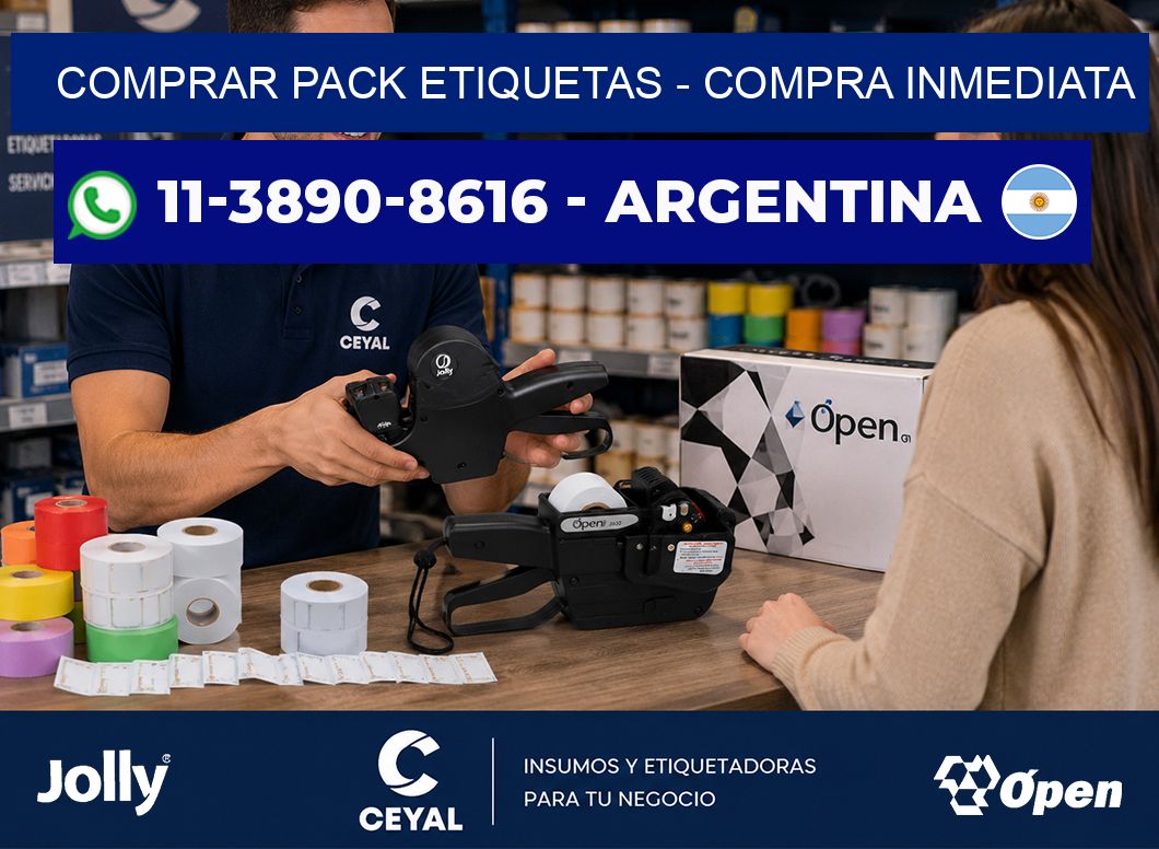 COMPRAR PACK ETIQUETAS - Compra inmediata