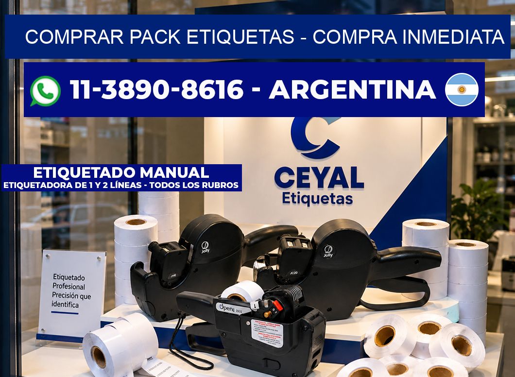 COMPRAR PACK ETIQUETAS - Compra inmediata