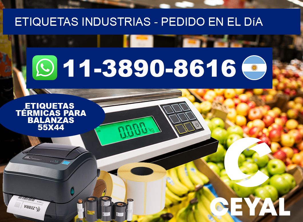 ETIQUETAS INDUSTRIAS - Pedido en el día