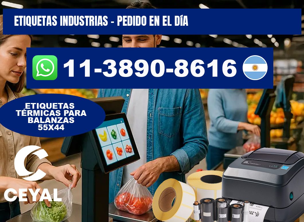 ETIQUETAS INDUSTRIAS - Pedido en el día